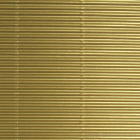 Wellkarton Farbe 98 gold - offene Welle