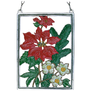 Pewter Picture Poinsettia