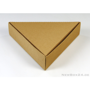 Klappdeckelbox 214 Triangel - 255 x 53 mm - Wellkarton
