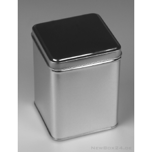 Metallbox silber - 87 x 87 x 120 mm