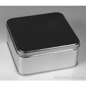 Metallbox silber - 150 x 150 x 61 mm