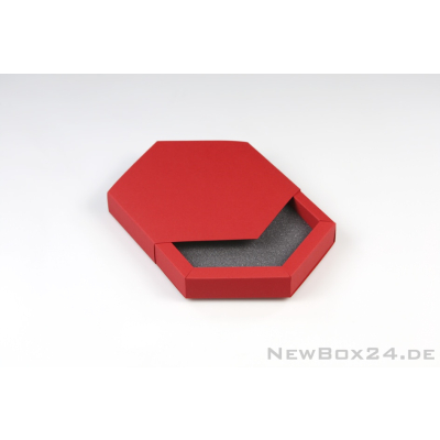 Schmuckverpackung Sechseck, Ø innen 120 mm