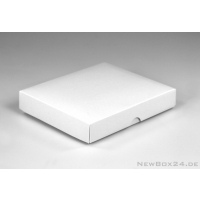 Falt-Stülpdeckelboxen weiß - 160 x 140 x 27 mm