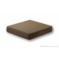Stülpdeckel-Geschenkbox 130 x 130 x 25 mm - Wellkarton