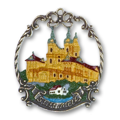 Pewter Ornament Town Picture small A-Stift Melk