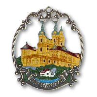 Pewter Ornament Town Picture small A-Stift Melk