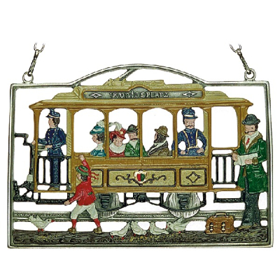 Pewter Picture Tram