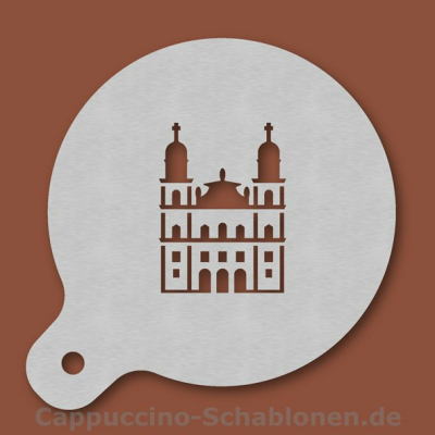 Cappuccino-Schablone Salzburger Dom