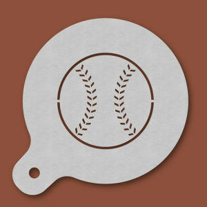 Cappuccino-Schablone Baseball