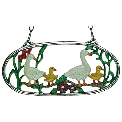 Pewter Picture Geese