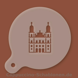 Cappuccino-Schablone Salzburger Dom
