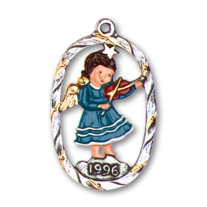 Pewter Ornament Annual Angel 1996