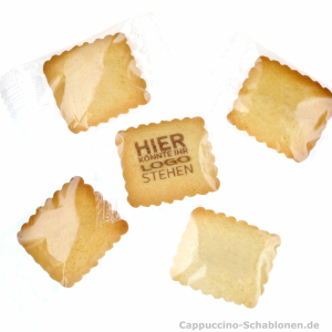 Logo-Kekse - Butterkekse mit individuellem Logo-Aufdruck