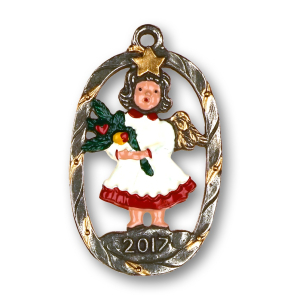 Pewter Ornament Annual Angel 2017