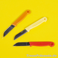 Küchenmesser ca. 15 cm mit Schutzhülle, Farbe orange