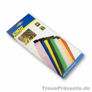 Kabelbinder aus farbigem Klettband 8er-Set