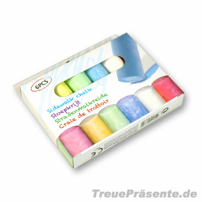 Straßenmalkreide 6er-Pack