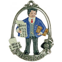 Pewter Ornament Banker