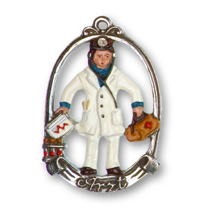 Pewter Ornament Doctor „Arzt“