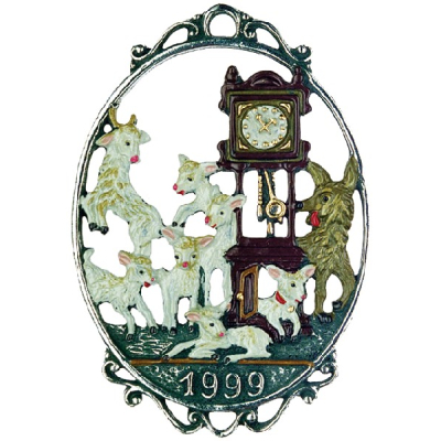 Zinnfigur Jahresmärchen 1999 Der Wolf und die 7 Geißlein