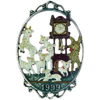 Zinnfigur Jahresmärchen 1999 Der Wolf und die 7 Geißlein