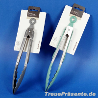 Küchenzange mit Feststeller ca. 28 cm, farblich sortiert
