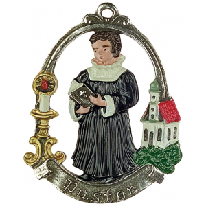 Pewter Ornament Pastor