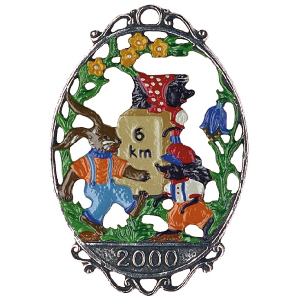 Pewter Ornament Annual Fairytale 2000 The Hedgehog and...