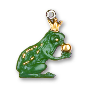 Pewter Ornament Frog-King