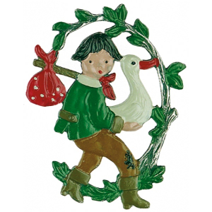 Pewter Ornament Hans in Luck