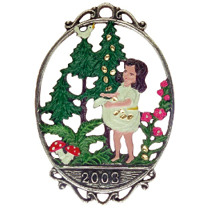 Pewter Ornament Annual Fairytale 2003 Star Taler