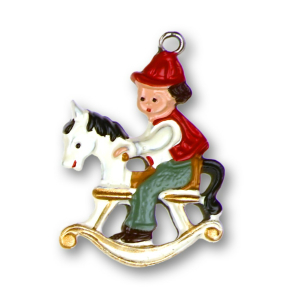 Pewter Ornament Rider
