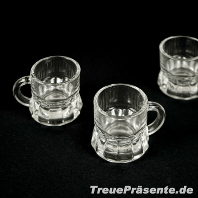 Schnaps-Stamper mit Henkel aus Glas