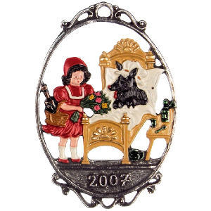 Pewter Ornament Annual Fairytale 2007 Little Red Riding Hood