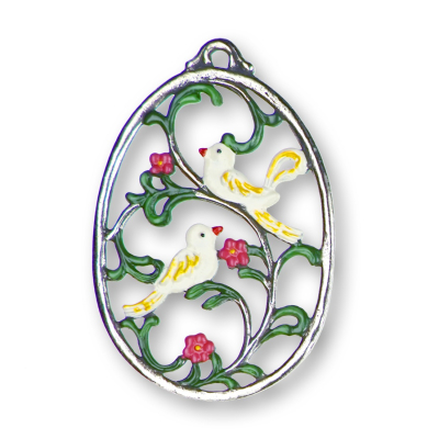Pewter Ornament Oval
