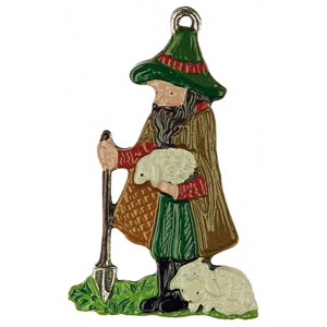 Pewter Ornament Shepherd