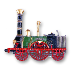 Pewter Ornament Locomotive Adler