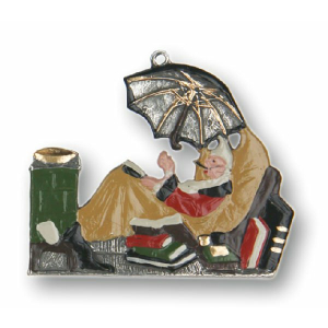 Pewter Ornament "The Poor Poet"