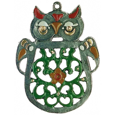 Pewter Ornament Owl