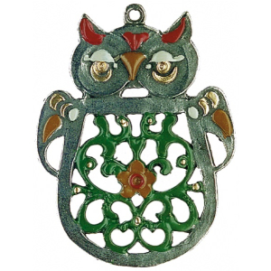 Pewter Ornament Owl