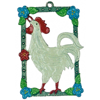 Pewter Ornament Cock