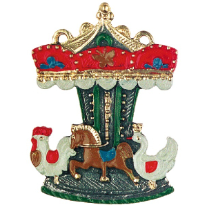 Pewter Ornament Merry-go-round
