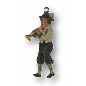 Pewter Ornament Musician with Clarinet
