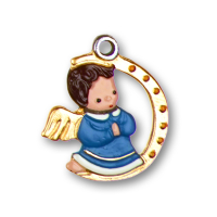 Pewter Ornament Moons Angel