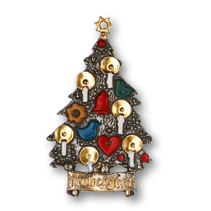 Pewter Ornament Christmas Tree